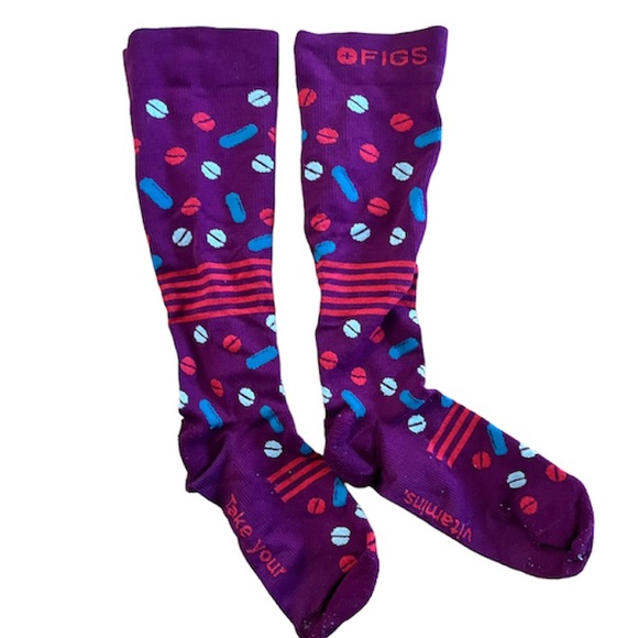 Figs Underwear & Socks Figs Take Your Vitamins Compression Socks